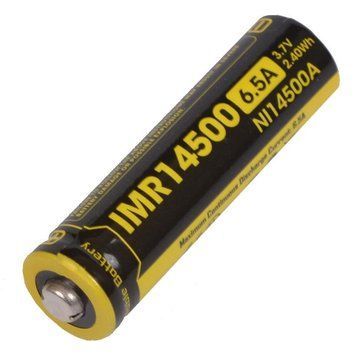 Аккумулятор литиевый Li-Ion IMR 14500 Nitecore 3.7V (650mAh) 1870744218 фото