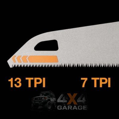 Ручная пила Fiskars PowerTooth 550 мм 7 TPI (1062916) 1062916 фото