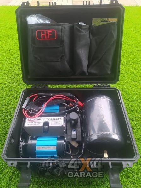 Потужний двопоршневий компресор HF в кейсі з ресивером (174 л/хв) CKMTP12-HF фото