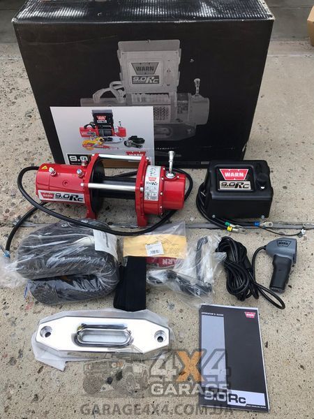 Спортивная скоростная лебедка для внедорожника WARN 9,0Rc (12 Вольт / 4080 кг) 71550 фото