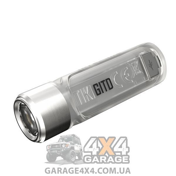 Ліхтар наключний Nitecore TIKI GITD (Osram P8 + UV, 300 люменів, 7 режимів, USB), люмінесцентний 1870750526 фото