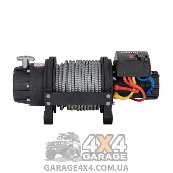 Вологозахищена лебідка 24V Runva EWB 25000lbs (Сталевий трос) WB25000U-24V фото