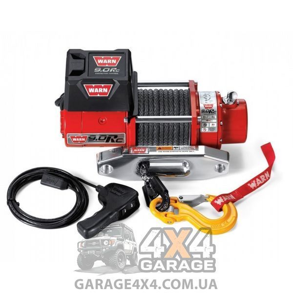 Спортивная скоростная лебедка для внедорожника WARN 9,0Rc (12 Вольт / 4080 кг) 71550 фото