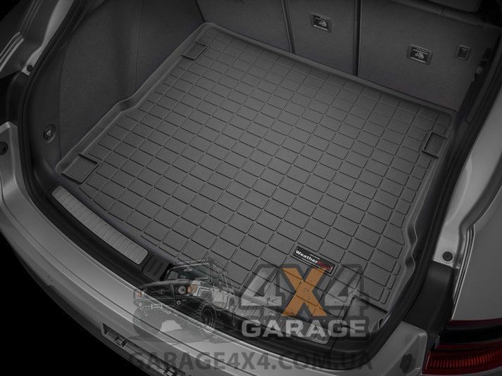 Чорний гумовий килим WeatherTech в багажник Porsche Macan 2014-2021 40726 фото