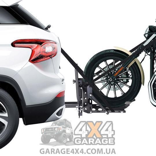 Універсальне кріплення мотоцикла на фаркоп для транспортування (400 кг) tow-moto фото