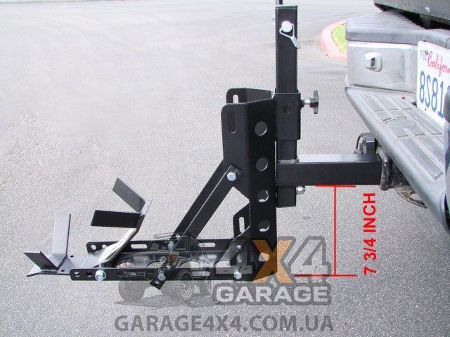 Універсальне кріплення мотоцикла на фаркоп для транспортування (400 кг) tow-moto фото