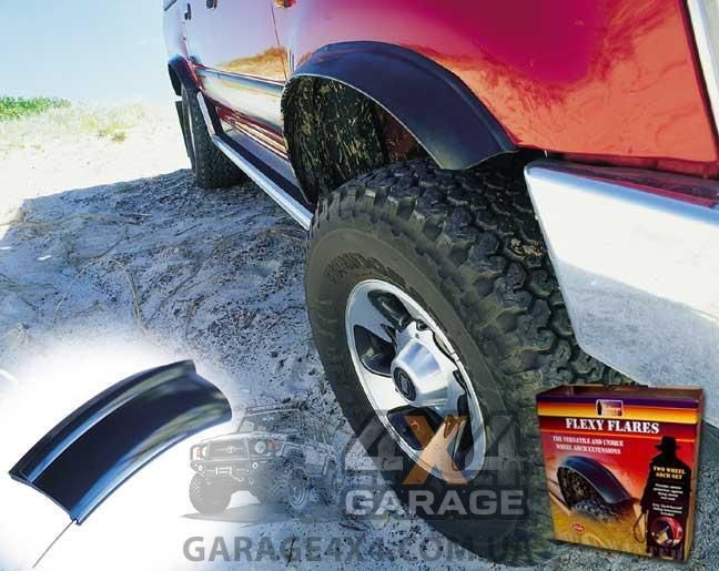 Расширители колесных арок универсальные Bushranger Flexy Flares 65мм (2 крыла) 13x68 фото