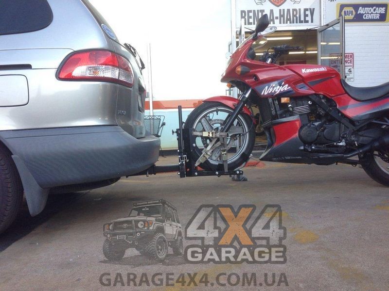 Універсальне кріплення мотоцикла на фаркоп для транспортування (400 кг) tow-moto фото
