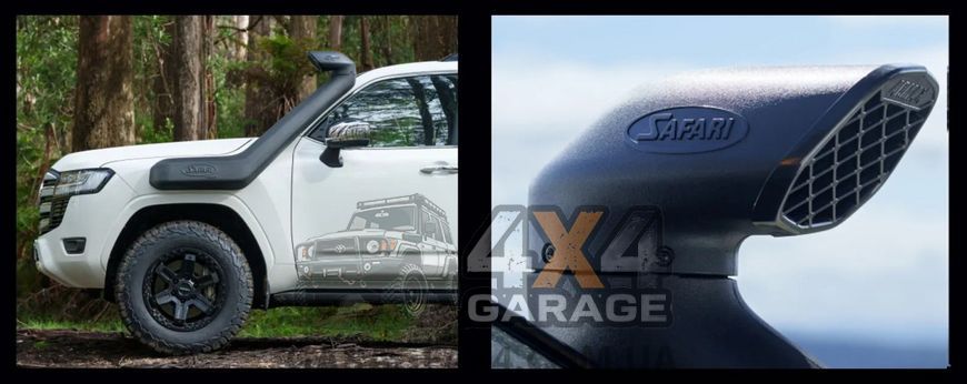 Шноркель Safari ARMAX Toyota Land Cruiser 300 (Дизель V6) SS98HP фото