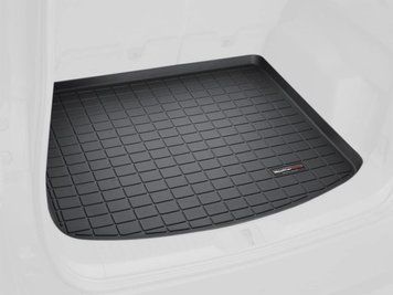 Чорний гумовий килимок WeatherTech у багажник Porsche Cayenne 2012-17 (стандартний аудіо Bose) 40487 фото