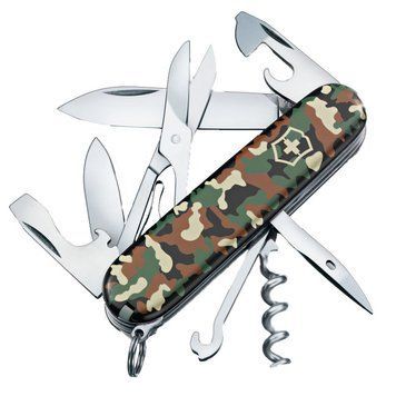 Нож складной, мультитул Victorinox Climber (91мм, 14 функций), камуфляж 1.3703.94 1870745581 фото