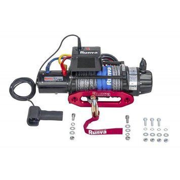 Вологозахищена лебідка автомобільна 12V Runva EWB 9.5 (Синтетичний трос / 4309 кг) EWB9500SSR фото