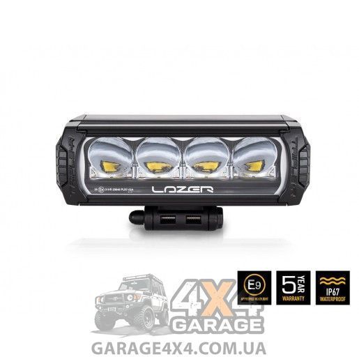 Светодиодные балки Lazerlamps Triple-R 750 High Performance в решетку радиатора VW Amarok V6 2016+