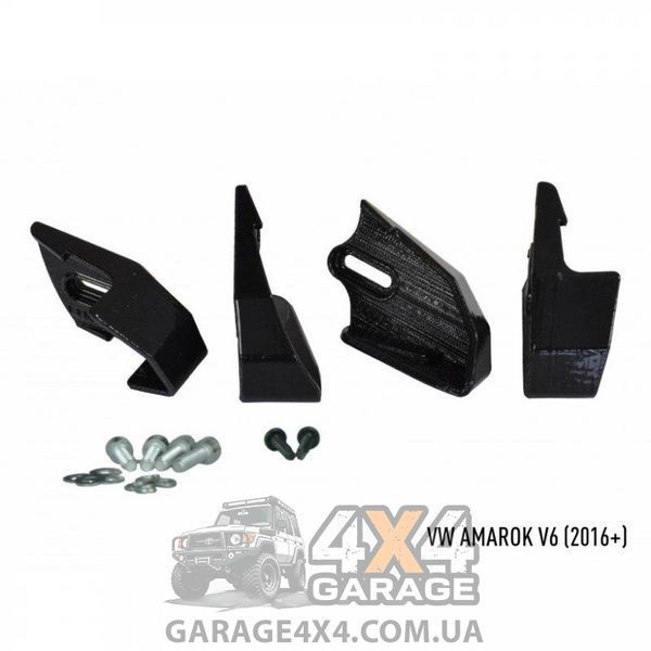 Светодиодные балки Lazerlamps Triple-R 750 High Performance в решетку радиатора VW Amarok V6 2016+