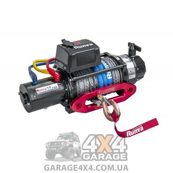 Вологозахищена лебідка автомобільна 12V Runva EWB 9.5 (Синтетичний трос / 4309 кг) EWB9500SSR фото