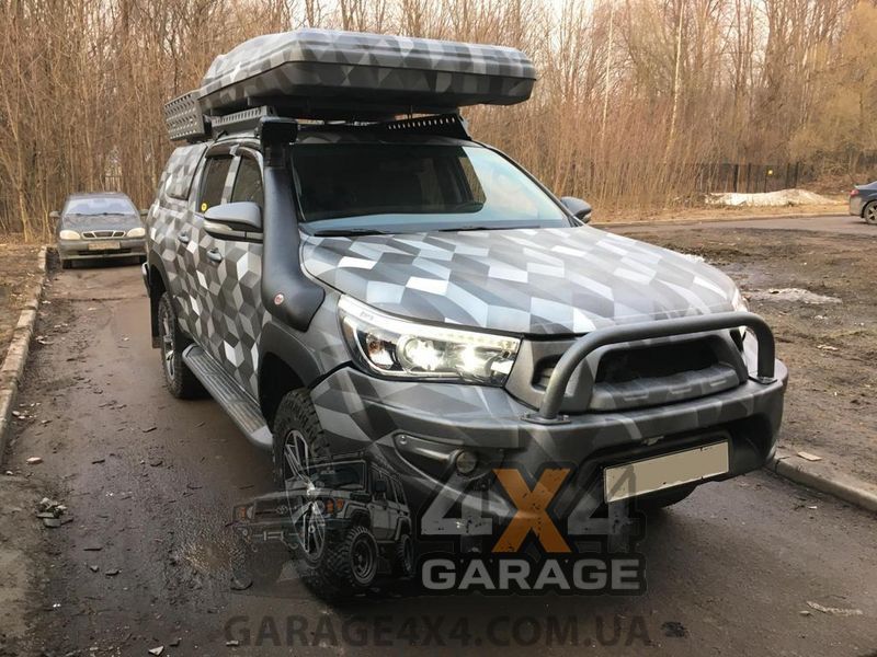 Шноркель для Toyota Hilux 2016+ из ударопрочного ABS-пластика LLDPE S123A фото
