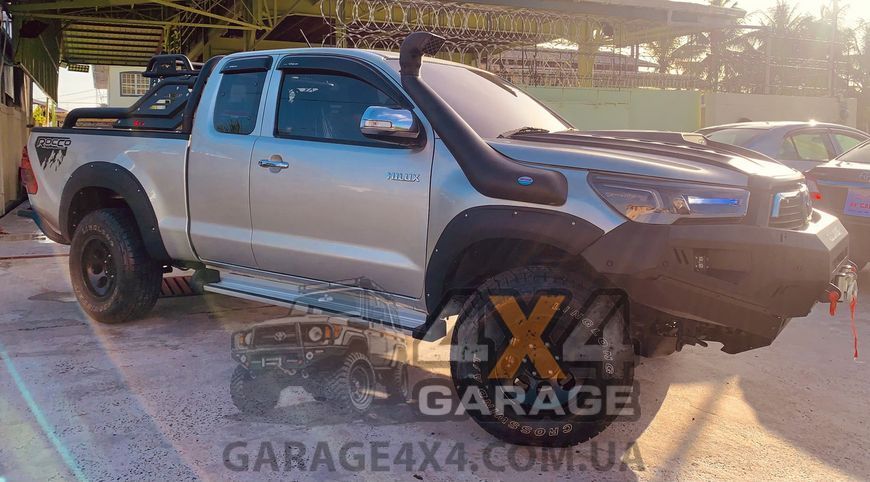 Шноркель для Toyota Hilux 2016+ из ударопрочного ABS-пластика LLDPE S123A фото