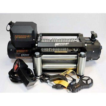 Швидкісна автомобільна лебідка Kangaroowinch K14000XP (12В, Сталевий трос) K14000XP фото
