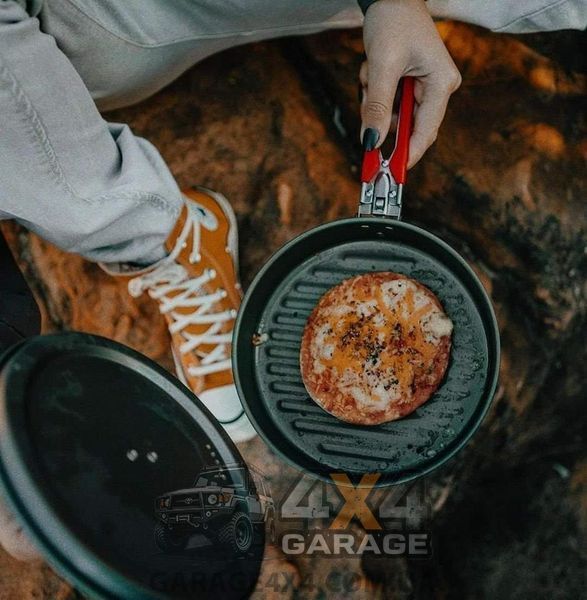 Складна туристична сковорідка Fire-Maple FEAST з антипригарним покриттям та рифленим дном FEAST FP фото