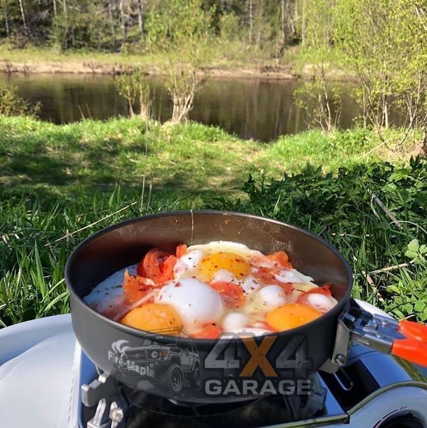 Складна туристична сковорідка Fire-Maple FEAST з антипригарним покриттям та рифленим дном FEAST FP фото