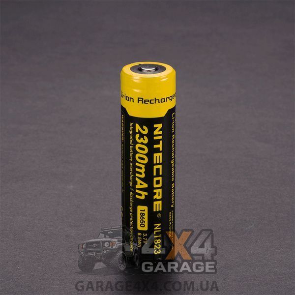 Аккумулятор литиевый Li-Ion 18650 Nitecore NL1823 3.7V (2300mAh), защищенный 1870743643 фото