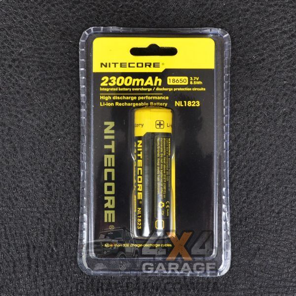 Аккумулятор литиевый Li-Ion 18650 Nitecore NL1823 3.7V (2300mAh), защищенный 1870743643 фото