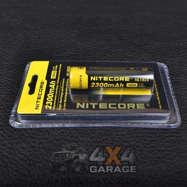 Аккумулятор литиевый Li-Ion 18650 Nitecore NL1823 3.7V (2300mAh), защищенный 1870743643 фото