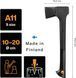 Компактный финский топор-колун Fiskars Solid A11 (1051086) 1051086 фото 5
