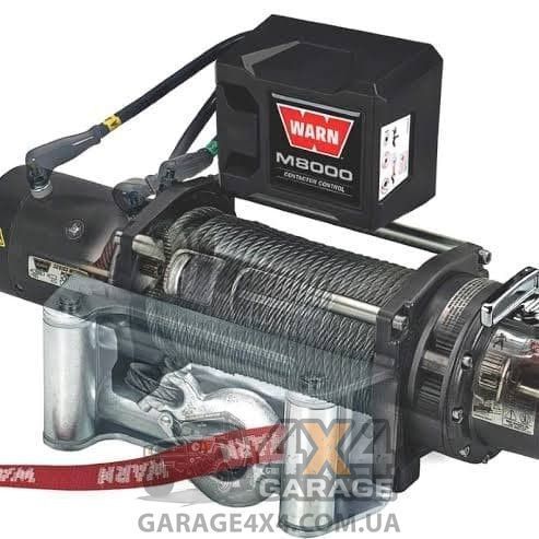 Электрическая лебедка для внедорожника WARN M8000 (12 Вольт / 3630 кг) 88502 фото
