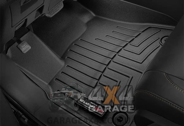 Чорні брудозахисні килими WeatherTech в салоні Porsche Cayenne 2012-2017 443331 фото