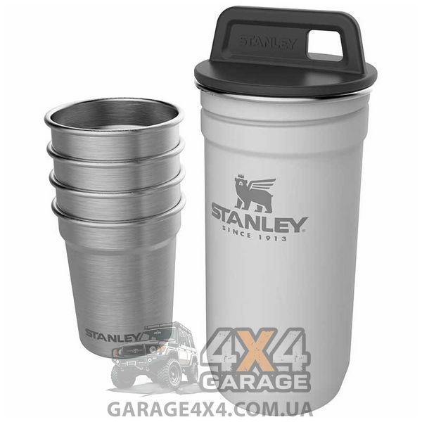 Набор Stanley Adventure Combo (футляр-фляга (0,59л) + 4 рюмки), белый 79-1019_white фото