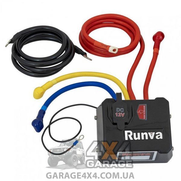 Вологозахищена лебідка 12V Runva EWB 18000lbs (Синтетичний трос) EWB18000U-SR фото