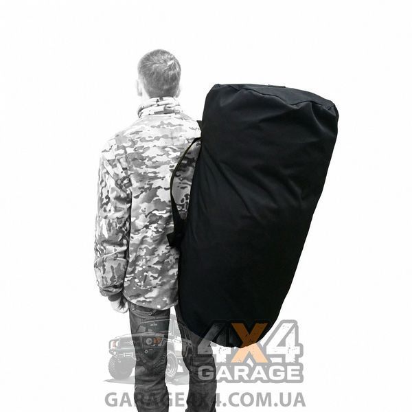 Міцний армійський баул для речей (чорний / 100л / Cordura 1000D) 100blk фото