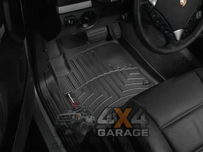 Чорні брудозахисні килими WeatherTech в салоні Porsche Cayenne 2012-2017 443331 фото