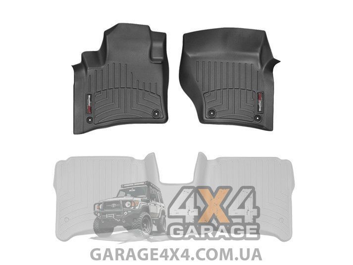 Чорні брудозахисні килими WeatherTech в салоні Porsche Cayenne 2012-2017 443331 фото