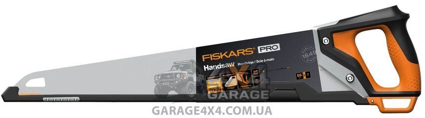 Ножовка по дереву Fiskars PowerTooth 500 мм 9 TPI (1062919) 1062919 фото