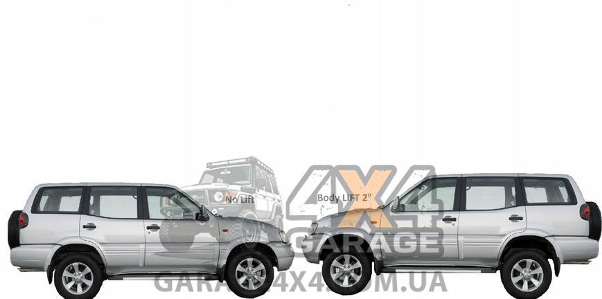 Комплект боді-ліфта 50 мм Nissan Terrano 2 TK500 фото