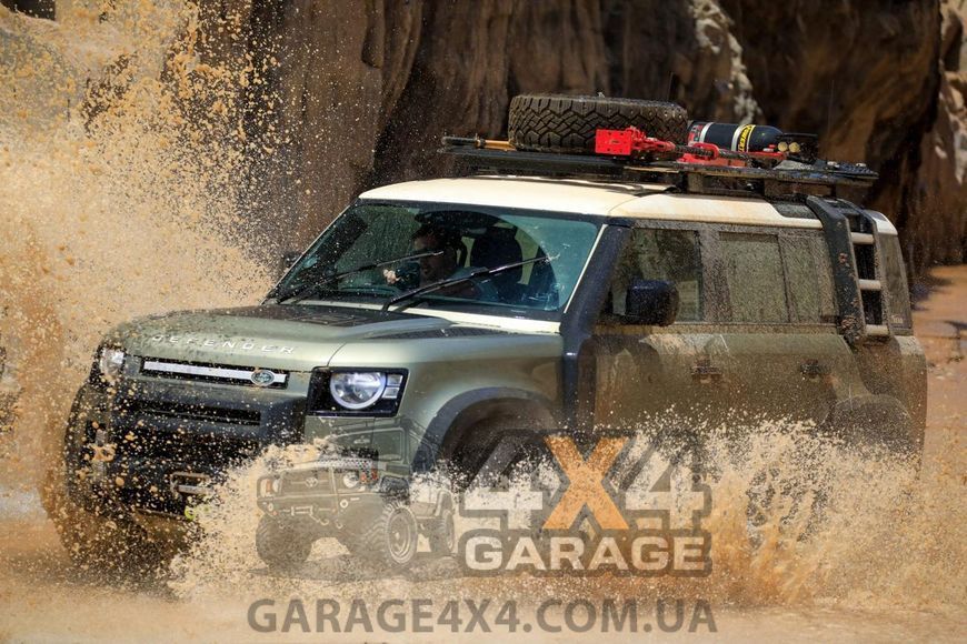 Великий такелажний набір для евакуації позашляховика 4x4 (Динамічна ривкова стропа 16т)