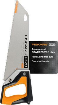 Компактная ножовка по дереву Fiskars PowerTooth 380 мм 9 TPI (1062930) 1062930 фото
