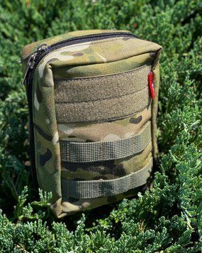 Тактический подсумок-аптечка с креплением MOLLE (Cordura 1000D / Мультикам) TP0182 фото