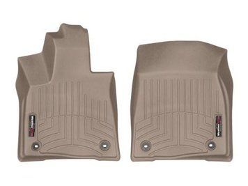 Передні гумові килимки WeatherTech до салону Lexus RX 16+ (Бежові) 458861 фото