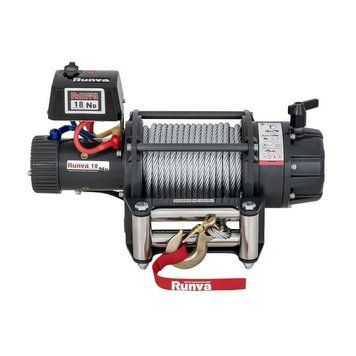 Вологозахищена лебідка 12V Runva EWB 18000lbs (Сталевий трос) EWB18000U фото