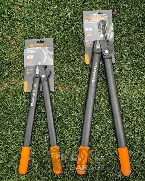 Великий площинний сучкоріз Fiskars PowerGear з загнутими лезами (L) L78 112590 1000584 фото