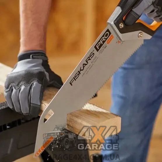 Компактная ножовка по дереву Fiskars PowerTooth 380 мм 9 TPI (1062930) 1062930 фото