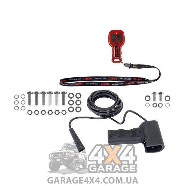 Влагозащищенная лебедка 12V Runva EWB 18000lbs (Стальной трос) EWB18000U фото