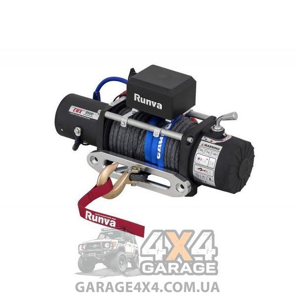 Лебідка автомобільна 12V Runva EWX 9500lbs (Синтетичний трос) EWX9500SSR фото
