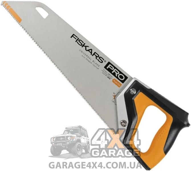 Компактная ножовка по дереву Fiskars PowerTooth 380 мм 9 TPI (1062930) 1062930 фото