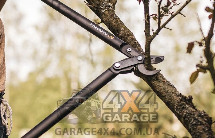 Великий площинний сучкоріз Fiskars PowerGear з загнутими лезами (L) L78 112590 1000584 фото