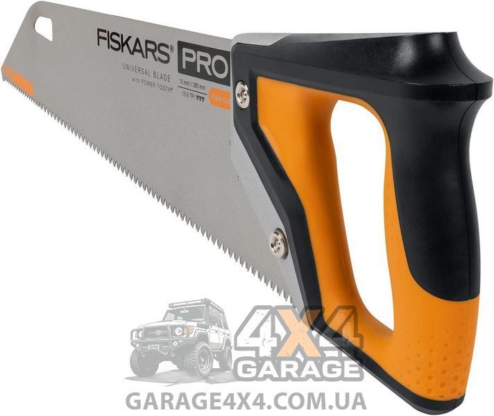 Компактная ножовка по дереву Fiskars PowerTooth 380 мм 9 TPI (1062930) 1062930 фото