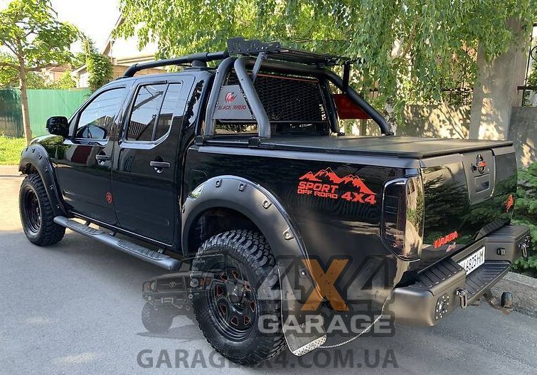 Пластикові розширювачі арок для Nissan Navara D40 (Фендера / ABS пластик) FF-NN4D05A фото